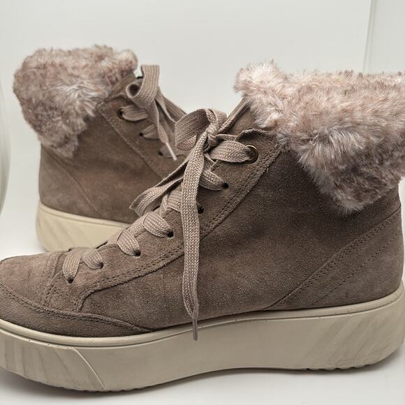 ARA Women’s Mikayla GORE-TEX Faux Fur Zip Bootie Size 6 Faux Fur - Picture 4 of 13